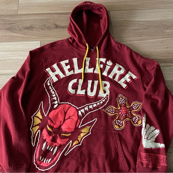 Stranger Things Hellfire Club Hoodie - Picture 2 of 6